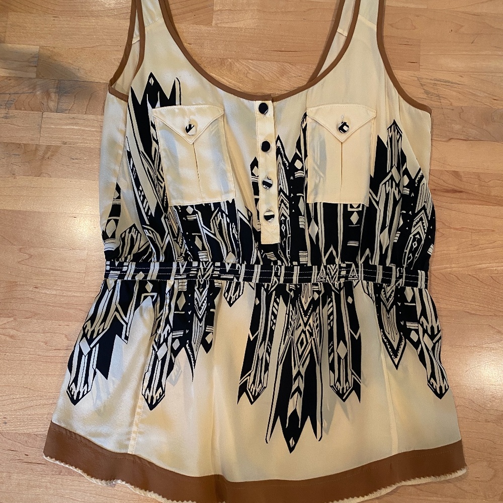 Vena Cava silk sleeveless blouse - 2